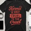 Karma Vector Artwork for Cricut Projects Vector quote artwork featuring a design about karma, suitable for commercial and personal use with a Cricut or laser cutter.