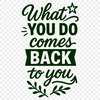 Karma quote symbol in vector format, perfect for personal or commercial projects.