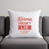 Inspiring Karma Quote Illustration A vector graphic illustration featuring an inspirational quote about karma.