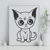 Creative Kitten In SVG - Free Digital Download