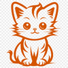 Free Sitting Cat PNG