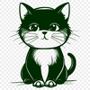 Beautiful Cat Vector Illustration