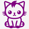 Free Unique Kitten Clipart SVG - Commercial Use