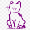 Unique Cat In DXF - Free Digital Download