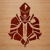 Medieval Knight SVG Icon A medieval-style knight figurine rendered as an SVG vector graphic.