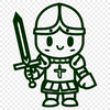 Creative Knight SVG, PNG, PDF And DXF Files