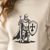 Free Unique Knight Template DXF - Commercial Use