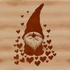 Mythical creature with love hearts sitting on a throne, designed as vector art.