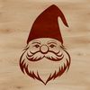 Mythical Knome Creature Vector Design A mythical creature with a human-like head and a stocky build, depicted in a detailed vector design.