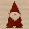 Simple Vector Illustration of a Knome A mythical creature with a stout build, standing on two legs, depicted as a simple vector illustration.