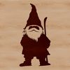Unique Creature Illustration A mythical creature, similar to a dwarf or gonk, standing upright with details suitable for vector art.