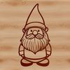 Free Standing Mythical Creature SVG Clip Art A mythical creature, often referred to as a Gonk or dwarf, depicted in a standing position.