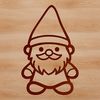 Whimsical Vector Illustration of a Knome A small, mythical creature with a stout body and long neck, depicted in a clean vector design.