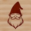 A mythical creature with the head of a dwarf, depicted in vector format as a digital illustration.
