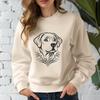 Vector Labrador Retriever Illustration A detailed vector graphic of a Labrador Retriever breed dog.