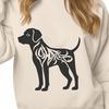 Stunning Standing Labrador Retriever Stencil