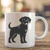 Creative Standing Labrador Retriever - SVG