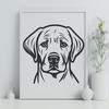 Stunning Dog Printable Artwork - Free SVG Download