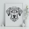 Ornate Labrador Retriever In PDF