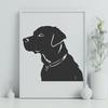 Labrador Retriever Image In SVG, PNG, PDF And DXF Formats