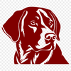 Free Unique Labrador Retriever Printable Image DXF - Commercial Use