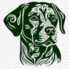 Creative Labrador Retriever SVG, PNG, PDF And DXF Files