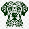 Artistic Labrador Retriever Stencil