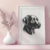 Artistic Dog Clipart - Free SVG