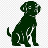 Creative Sitting Puppy In SVG - Commercial Use