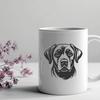 Unique Labrador Retriever In DXF - Free Digital Download