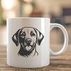 Unique Labrador Retriever In DXF Format - Free Download