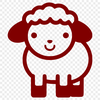 Sheep Digital Drawing In PNG File Format For Free Download