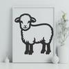 Unique Sheep Vector Image - Free DXF