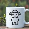 Beautiful Sheep - DXF For Commercial Use