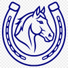 SVG horse shoe commercial use template in dxf and pdf