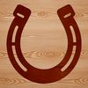 Vector horse shoe design for Cricut, laser cutter, and web design