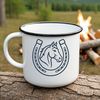 Horse shoe SVG design suitable for laser engraving and web design