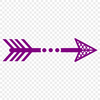 SVG arrow for vector art and cutting machine design