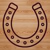 Horse shoe SVG template for laser cutting and web design