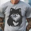 Stunning Pomeranian In SVG & DXF