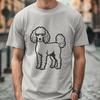 Poodle Stencil In SVG File Format For Free Download