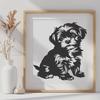 Beautiful Shih Tzu - Sublimation SVG Free Download