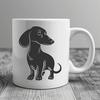 Free Dachshund In SVG, PNG, PDF And DXF File Formats - Free