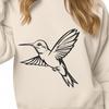 Stunning Hummingbird In DXF For Free Download