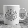 Beautiful Seashell - Laser SVG Free Download