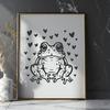 Beautiful Toad - Laser Engraver PNG