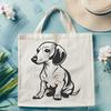 Beautiful Dachshund - Laser Engraver DXF