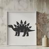 Free Unique Stegosaurus Vector Craft File