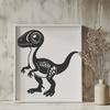 Unique Baby Dinosaur - Glowforge DXF