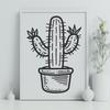 Beautiful Desert Plant SVGs - Free Download